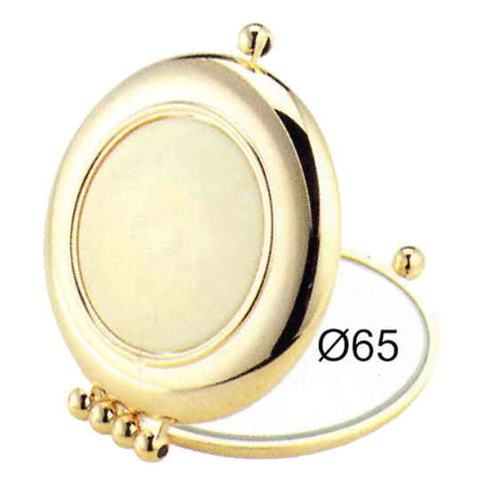 GOLDEN HANDBAG DOUBLE MIRROR Ø 65 MM - GOLDEN HANDBAG DOUBLE