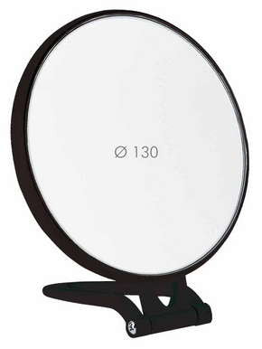 POKET MIRROR WITH A MAGNIFYING SIDE X3, Ø 130 MM