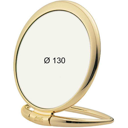 TABLE MIRROR, MAGNFICATION X3, DIAMETER 130, GOLD COLOR - TABLE MIRROR MAGNIFICATION