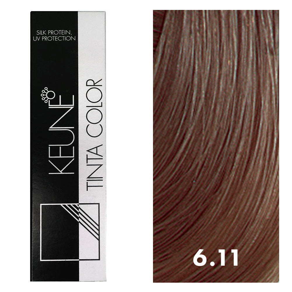 Keune Tinta Color 6.11 Dark Intense Ash Blonde 2oz