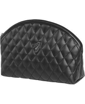 RED QUILTED POUCH, EMPTY, 23,5X16X7,5 CM - QUILTED POUCH