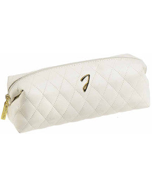 RED QUILTED POUCH, EMPTY, 20X9X6 CM - QUILTED POUCH