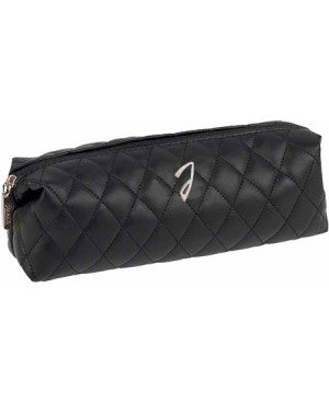 RED QUILTED POUCH, EMPTY, 20X9X6 CM - QUILTED POUCH