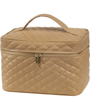 QUILTED TRAVEL BEG, MEDIUM, 24X13X 18CM - QUILTED TRAVEL BEG MEDIUM