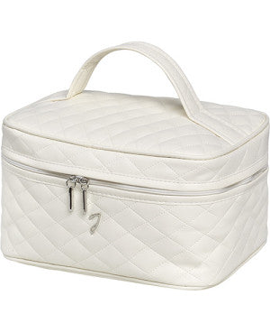 QUILTED TRAVEL BEG, MEDIUM, 24X13X 18CM - QUILTED TRAVEL BEG MEDIUM