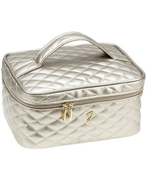 QUILTED TRAVEL BEG, MEDIUM, 24X13X 18CM - QUILTED TRAVEL BEG MEDIUM