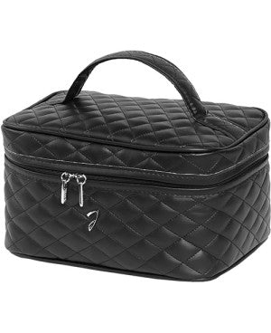 QUILTED TRAVEL BEG, MEDIUM, 24X13X 18CM - QUILTED TRAVEL BEG MEDIUM