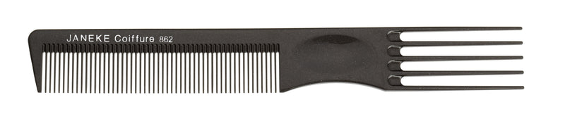 COMB WITH PICK 20,5 CM TITANIUM - COMB WITH PICK 20,5 CM TITANIUM
