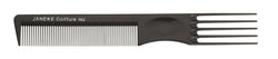 COMB WITH PICK 20,5 CM TITANIUM - COMB WITH PICK 20,5 CM TITANIUM