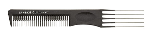 COMB WITH METAL PICK, 19,5 CM - COMB WITH METAL PICK
