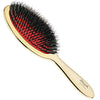BRUSH WITH BRISTLES AND NYLON REINFORCEMENT GOLD COLOR, 22X7CM - BRUSH WITH BRISTLES AND