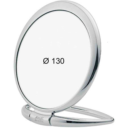 TABLE MIRROR, MAGNIFICATION X3, Ø13 CM, SILVER COLOR - TABLE MIRROR, MAGNIFICATION