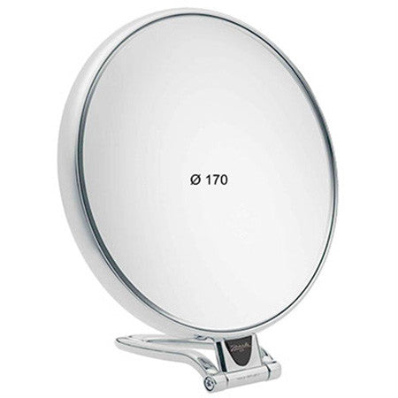 TABLE MIRROR, MAGNIFICATION X3, DIAMETER 17 CM, SILVER COLOR - TABLE MIRROR, MAGNIFICATION
