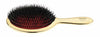 AIR-CUSHIONED BRUSH WITH WHITE BRISTLES AND NYLON REINFORCEMENT, GOLD COLOR, 23X9,5X4,5CM - AIR-CUSHIONED BRUSH