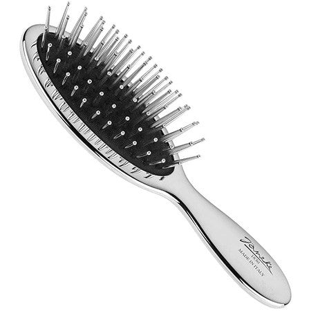 SMALL AIR-CUSHIONED BRUSH, SILVER COLOR - SMALL AIR-CUSHIONED BRUSH, SILVER COLOR