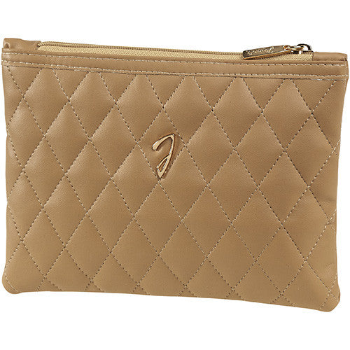 MEDIUM QUILTED POUCH, 18X12CM - MEDIUM QUILTED POUCH