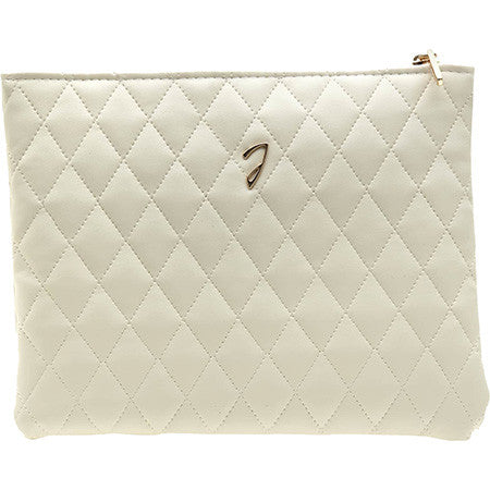 LARGE QUILTED POUCH, 22X17CM - LARGE QUILTED POUCH