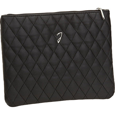 LARGE QUILTED POUCH, 22X17CM - LARGE QUILTED POUCH