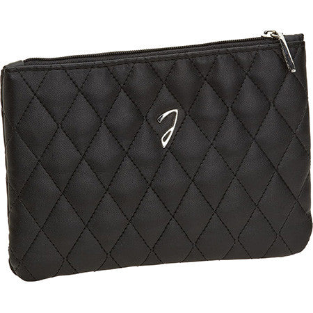 MEDIUM QUILTED POUCH, 18X12CM - MEDIUM QUILTED POUCH