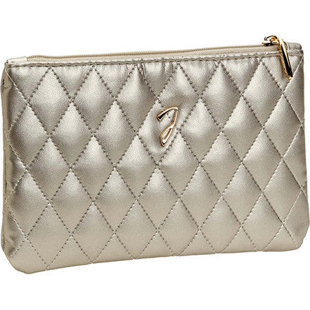 MEDIUM QUILTED POUCH, 18X12CM - MEDIUM QUILTED POUCH