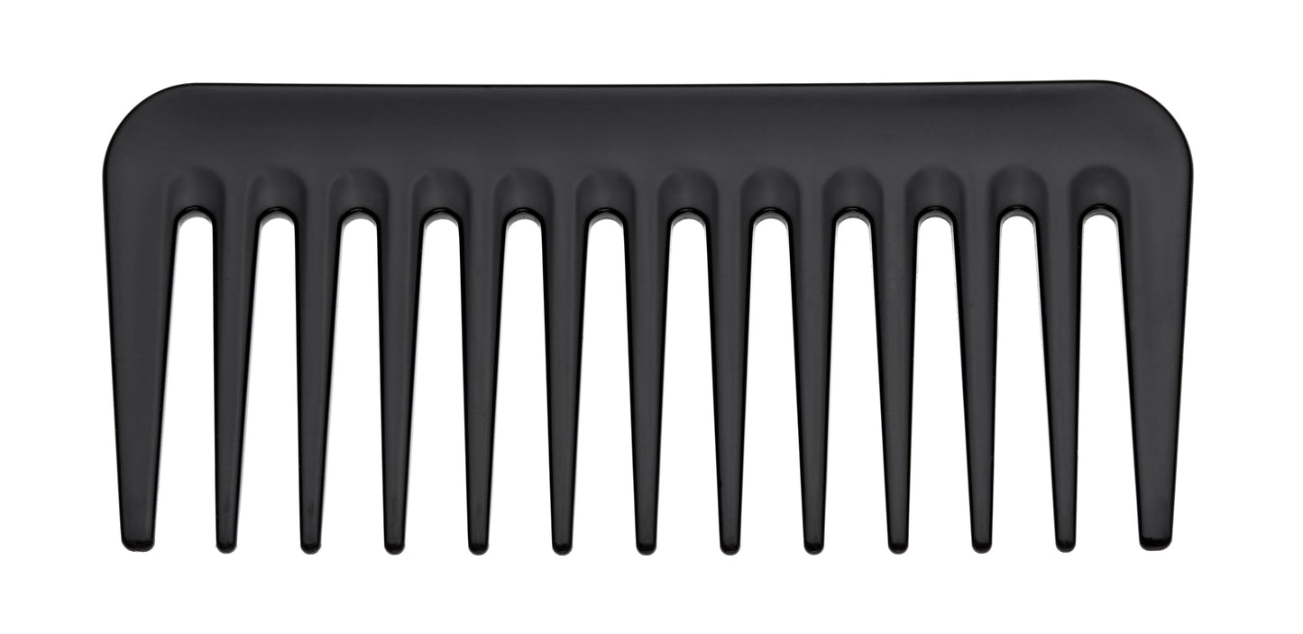 SMALL BLACK SUPERCOMB FOR STYLING AND GEL APPLICATION, 11X5 CM - SMALL BLACK SUPERCOMB