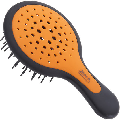 MINI SUPERBRUSH - COMPACT SILICON HAIRBRUSH FLUO 15.5X9X3,5