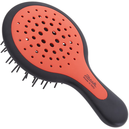 MINI SUPERBRUSH - COMPACT SILICON HAIRBRUSH FLUO 15.5X9X3,5