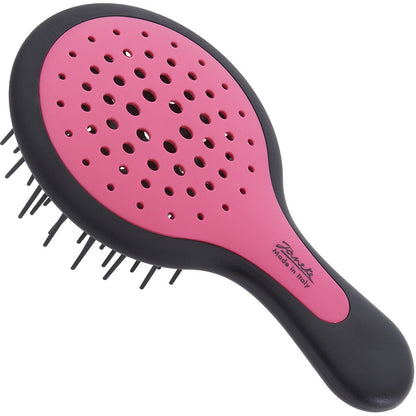 MINI SUPERBRUSH - COMPACT SILICON HAIRBRUSH FLUO 15.5X9X3,5
