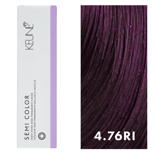 Keune Semi Color 4.76RI Medium Infinity Violet Red Brown 2oz