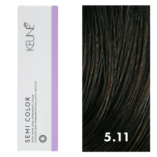 Keune Semi Color 5.11 Light Intense Ash Brown 2oz