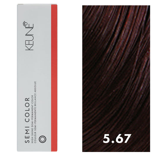 Keune Semi Color 5.67 Light Red Violet Brown 2oz