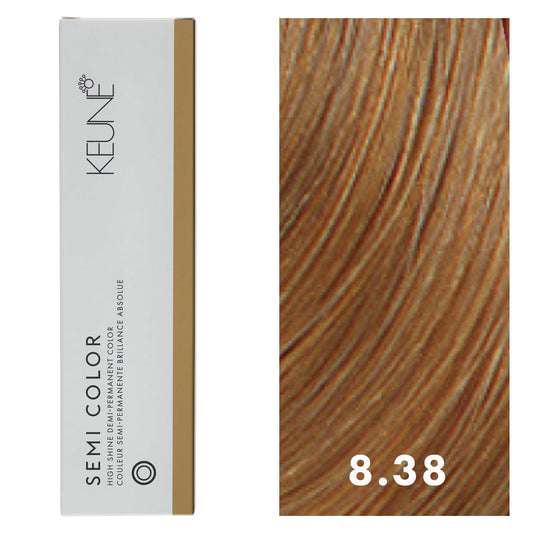 Keune Semi Color 8.38 Light Golden Mocha Blonde 2oz