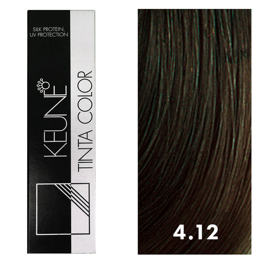 Keune Tinta Color 4.12 Medium Ash Pearl Brown 2oz