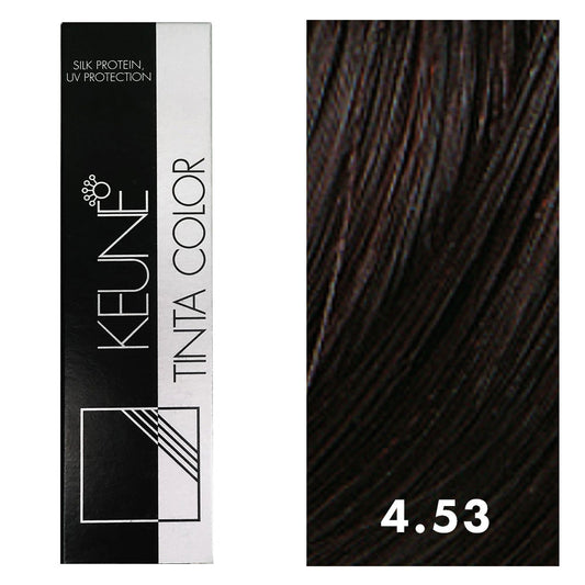 Keune Tinta Color 4.53 Medium Mahogany Gold Brown 2oz