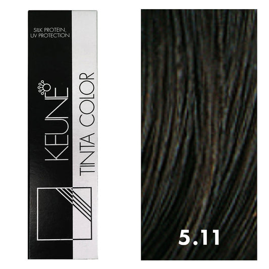 Keune Tinta Color 5.11 Light Intense Ash Brown 2oz