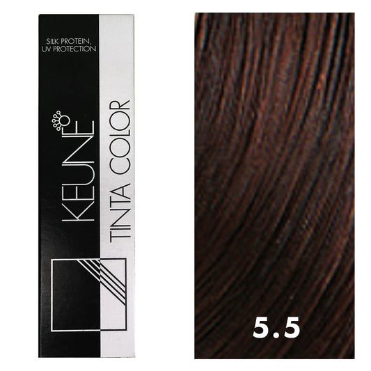 Keune Tinta Color 5.5 Light Mahogany Brown 2oz