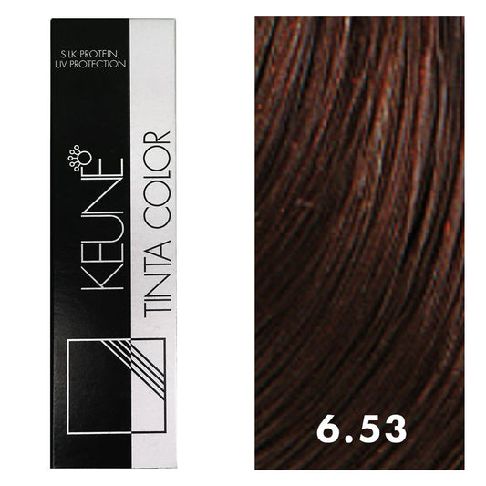 Keune Tinta Color 6.53 Dark Mahogany Gold Blonde 2oz