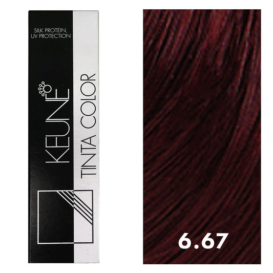 Keune Tinta Color 6.67 Dark Red Violet Blonde 2oz