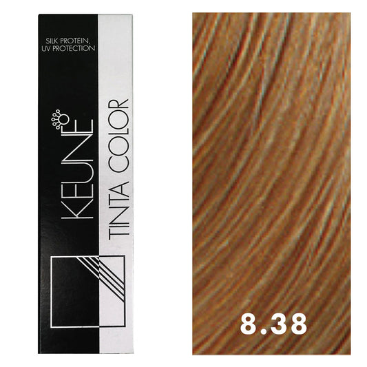 Keune Tinta Color 8.38 Light Hazelnut Blonde 2oz
