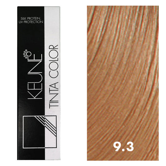 Keune Tinta Color 9.3 Very Light Golden Blonde 2oz