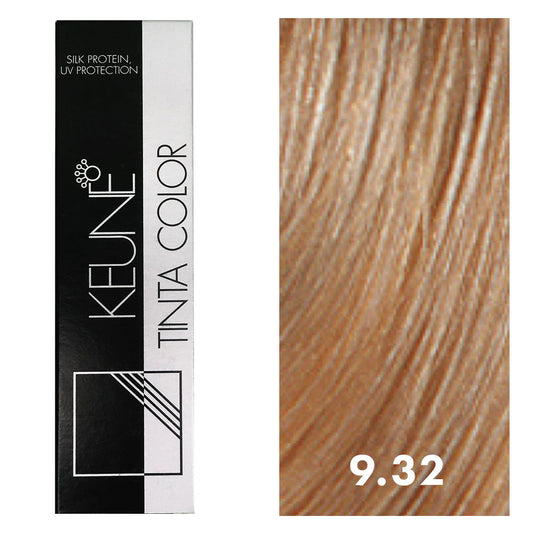 Keune Tinta Color 9.32 Very Light Gold Pearl Blonde 2oz
