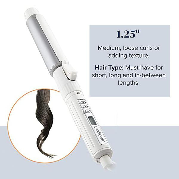 StyleWinder rotating styling iron 1.25" - White