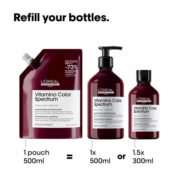 Vitamino Color Spectrum - Shampoo 16.9oz - Refill Pouch